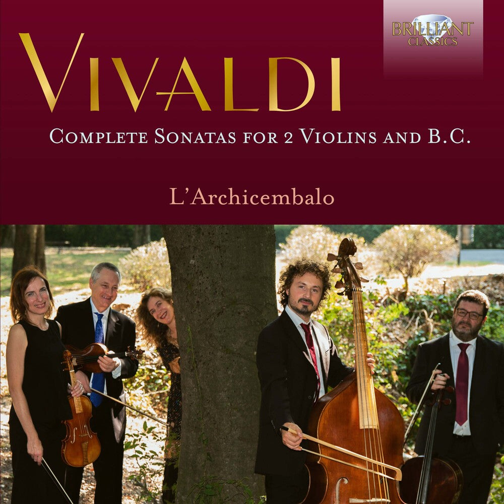 the album cover for Vivaldi / L'archicembalo - Complete Sonatas For 2 Violins (3pk)