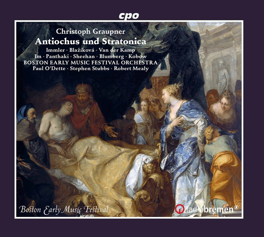 the album cover for Graupner - Antiochus Und Stratonica (3pk)
