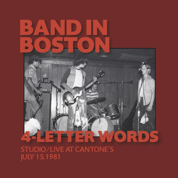 Band In Boston: Studio/Live at Cantone's July 15, 1981 Vinyl Record