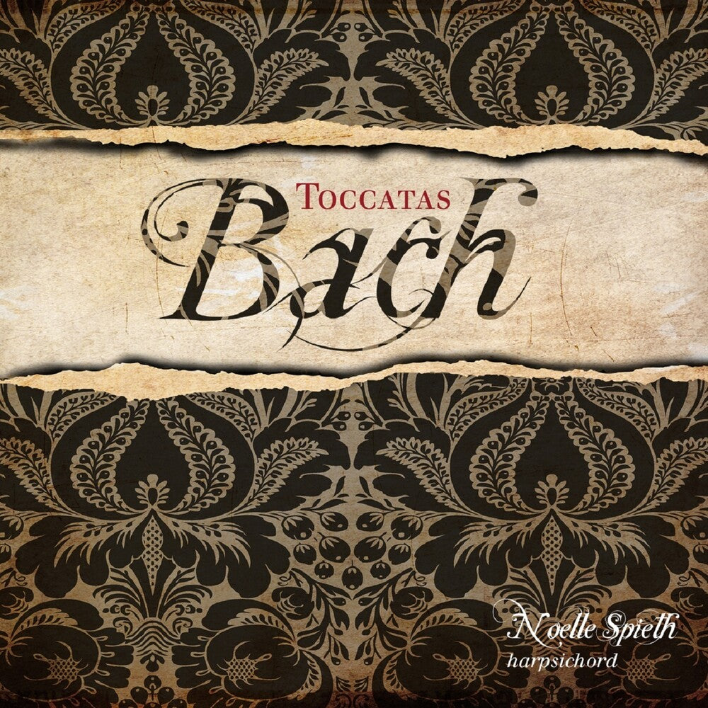 the album cover for Noelle Spieth - Bach / Tocatas