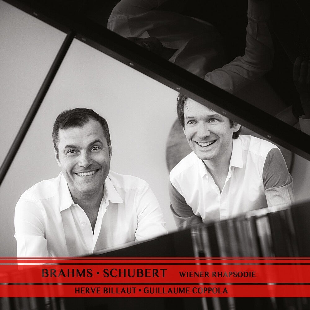 the album cover for Billaut / Coppola - Brahms; Schubert