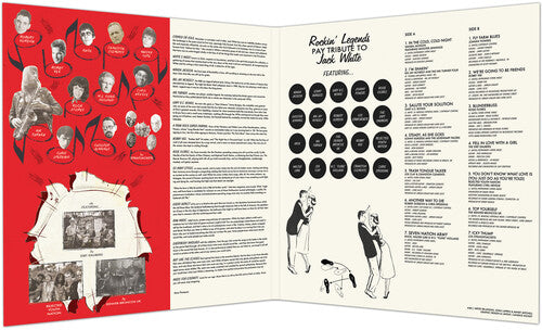 Various Artists - Rockin' Legends Pay Tribute To Jack White Vinyl Record