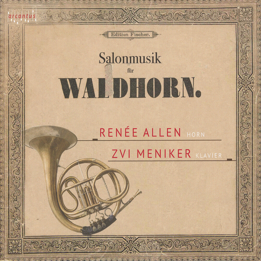 the album cover for Chopin / Allen / Meniker - Salonmusik Fur Waldhorn