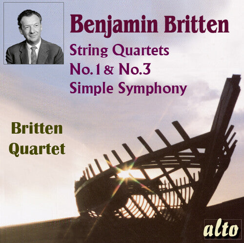 Britten Quartet - Benjamin Britten (1913-1976) Str Qrts 1 & 3 Simple - Music CD