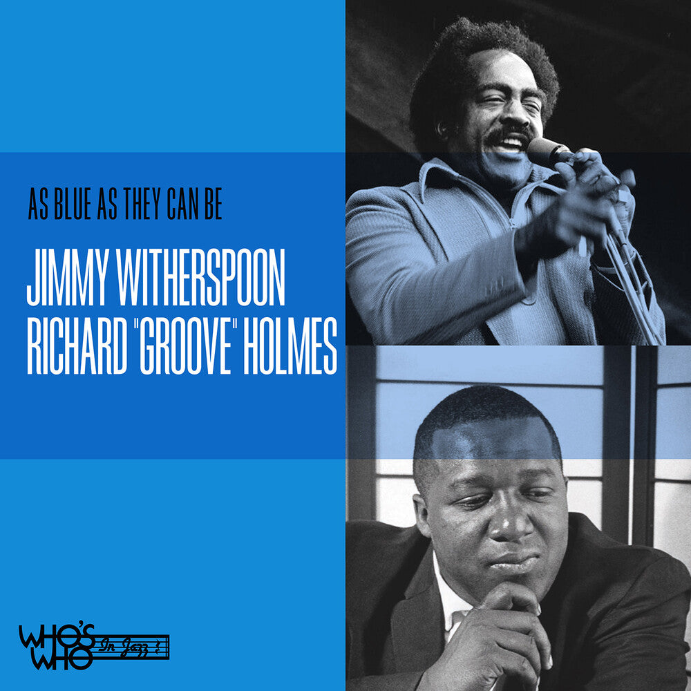 the album cover for Witherspoon, Jimmy / Holmes, Richard - As Blue As They Can Be
