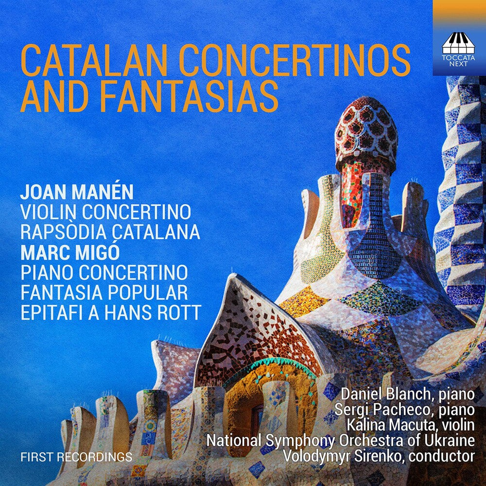 the album cover for Manen / Sirenko - Catalan Concertinos & Fantasia