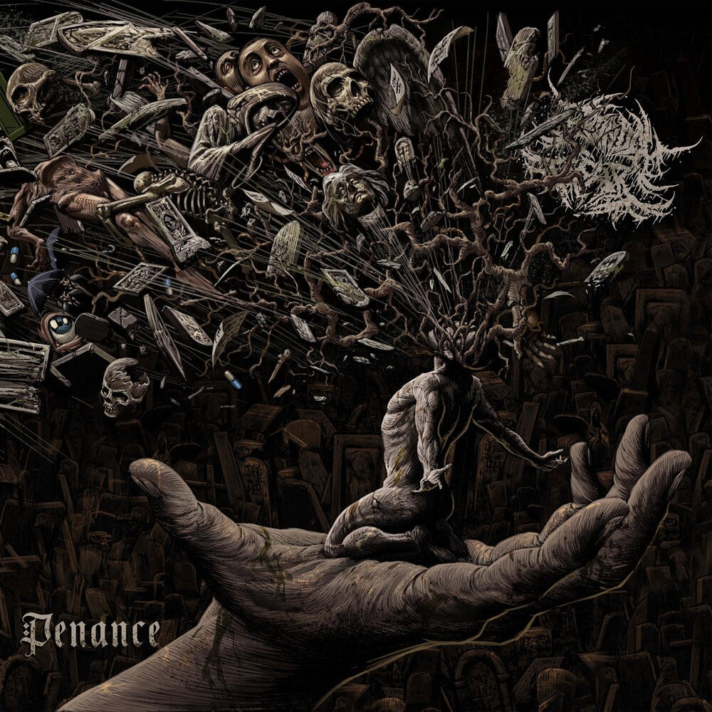 the album cover for Bound in Fear - Penance