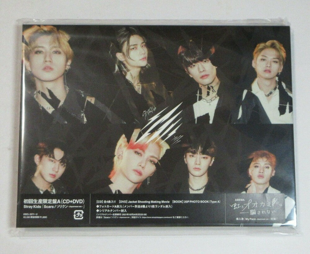 the album cover for Stray Kids - Scars / Thunderous (Sorikun) (Version A) (W/Dvd)