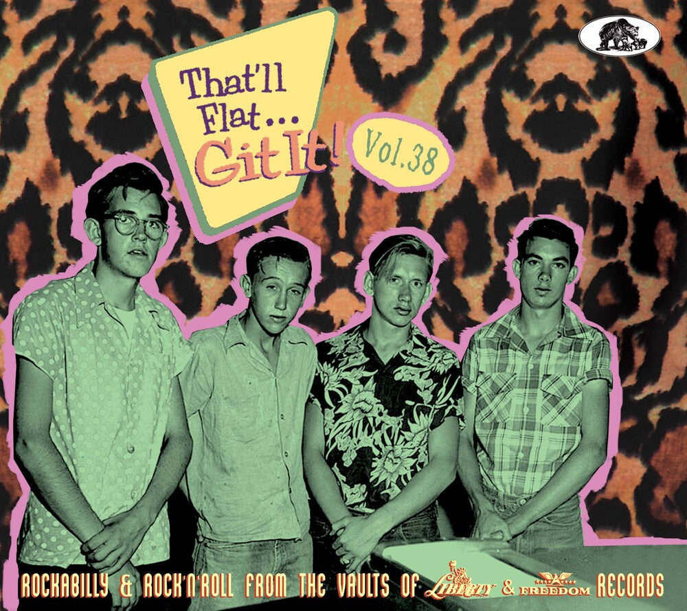 the album cover for That'll Flat Git It! Vol. 38: Rockabilly / Various - That'll Flat Git It! Vol. 38: Rockabilly / Various