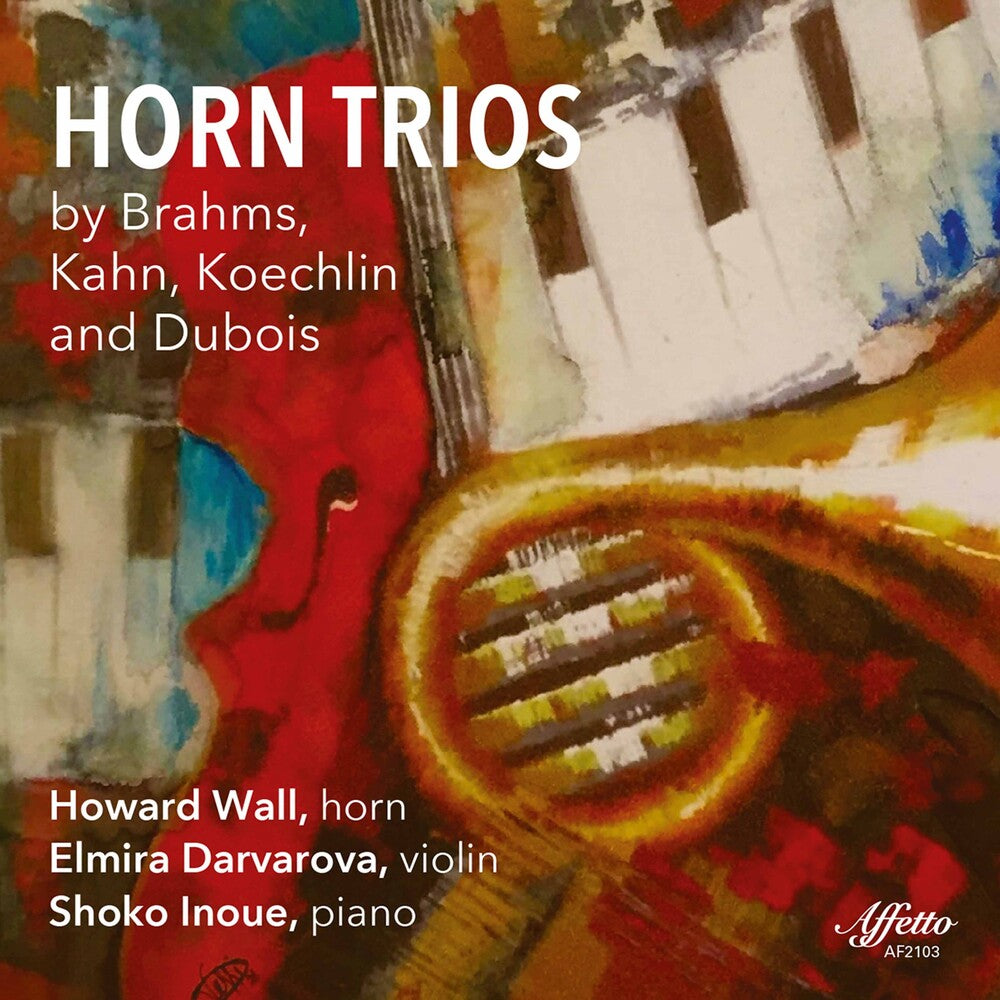 the album cover for Brahms / Wall / Inoue - Horn Trios