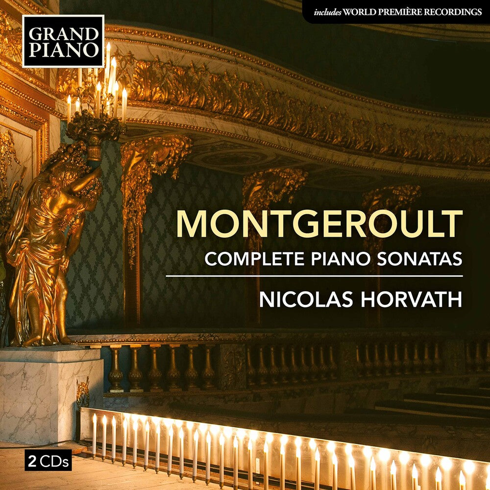the album cover for Montgeroult / Horvath - Complete Piano Sonatas (2pk)