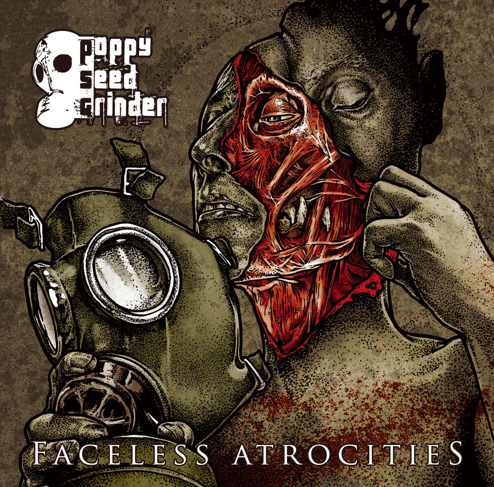 the album cover for Poppy Seed Grinder - Faceless Atrocities
