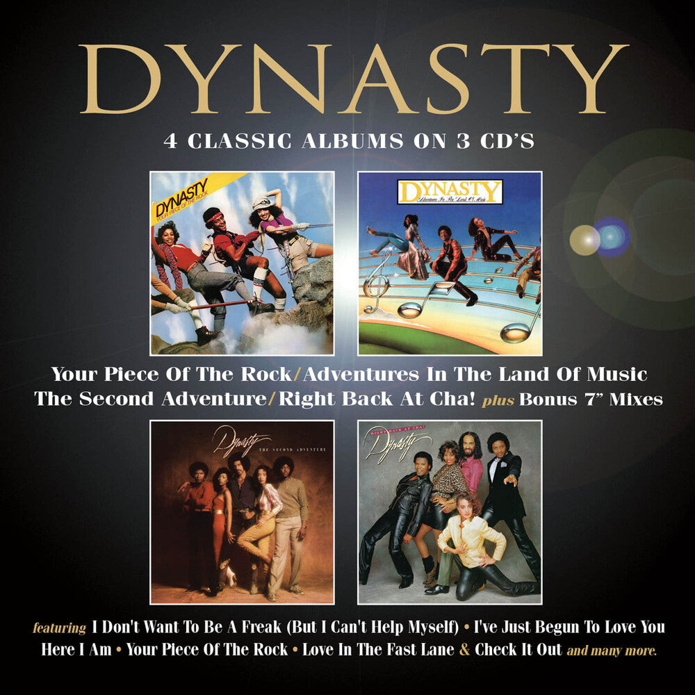 the album cover for Dynasty - Your Piece Of The Rock / Adventures In Land / 2nd