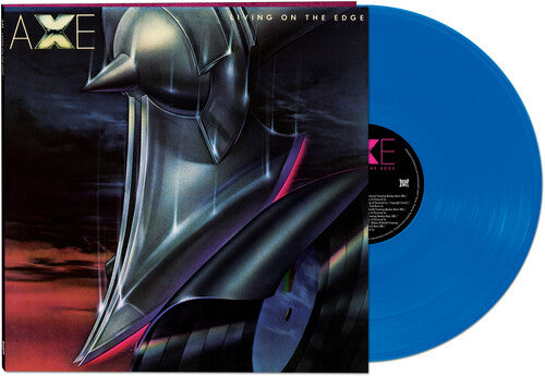 Axe - Living On The Edge (Blue) Vinyl Record