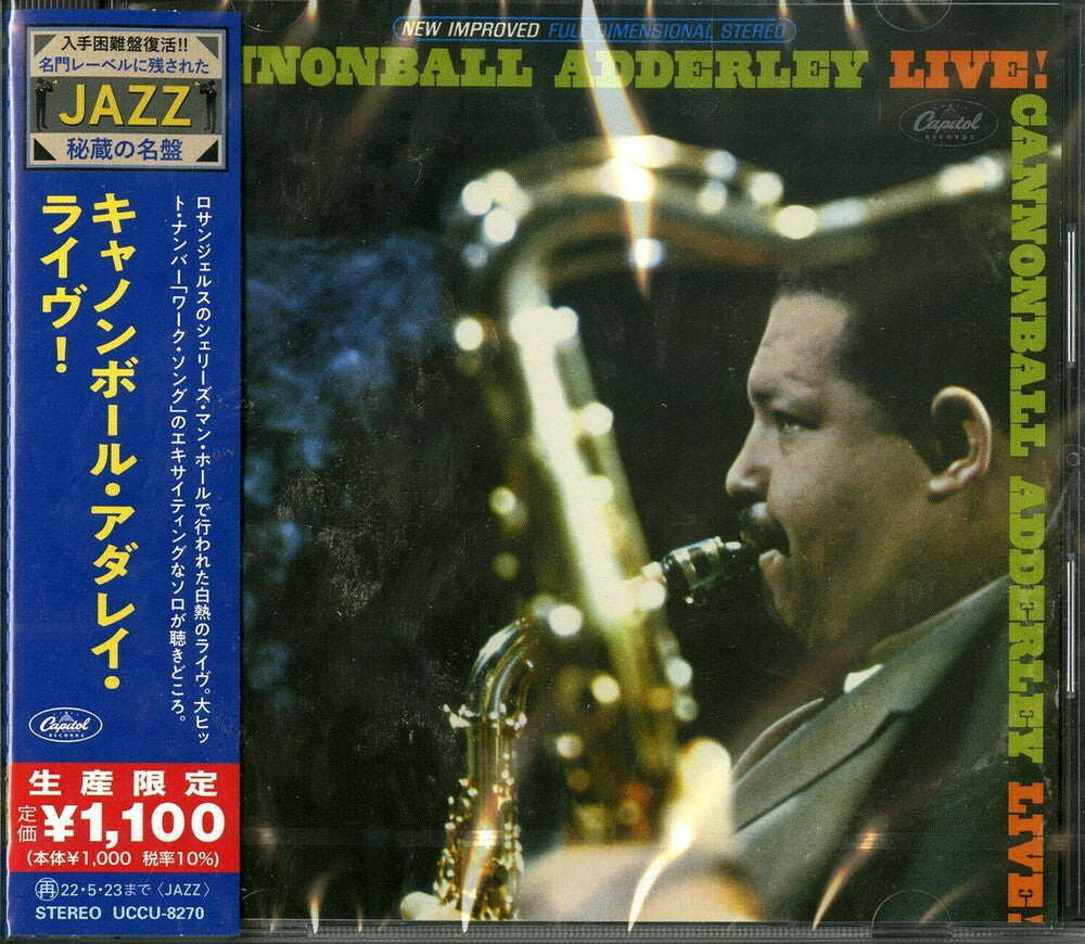 the album cover for Cannonball Adderley - Cannonball Adderley - Live! (Japanese Reissue)