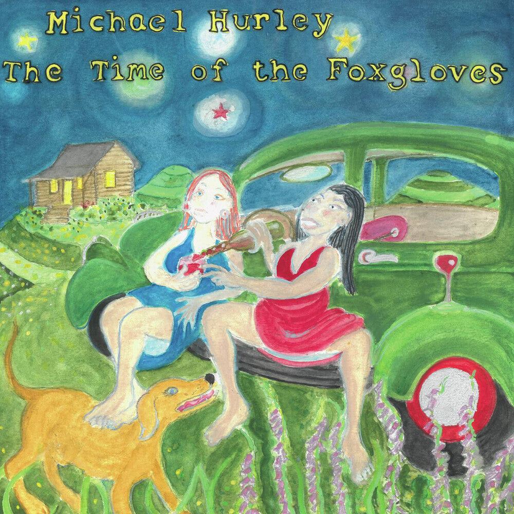 the album cover for Michael Hurley - The Time of the Foxgloves