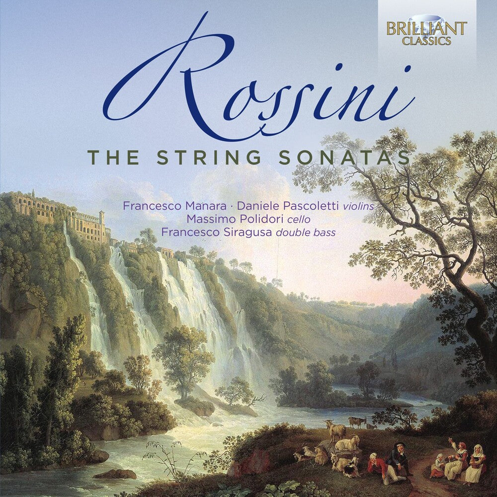 the album cover for Rossini / Manara / Siragusa - String Sonatas (2pk)