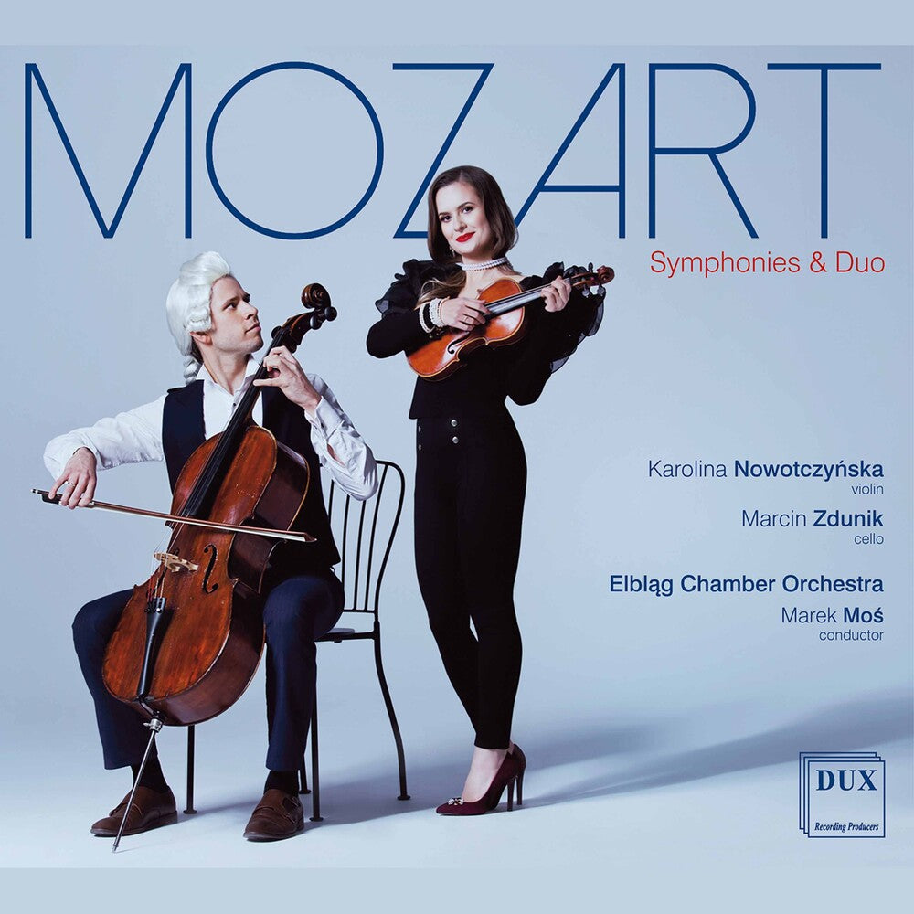 the album cover for Mozart / Nowotczynska - Symphonies & Duo
