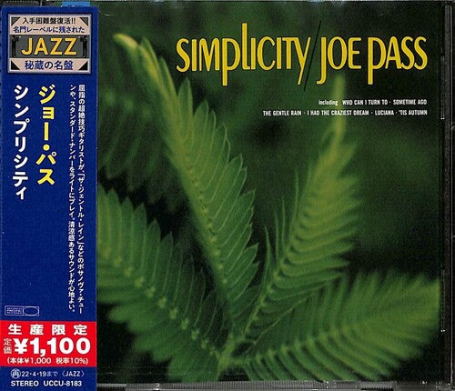 Pass,joe - Simplicity - Music CD