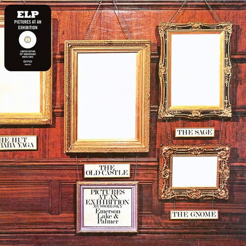 Emerson Lake Palmer - Pictures At an Exhibition (White) Vinyl Record
