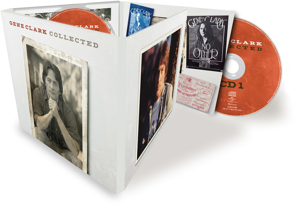 the album cover for Gene Clark - Collected (Hol)