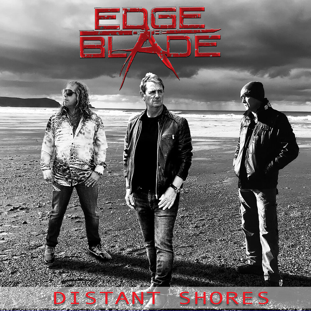 the album cover for Edge of the Blade - Distant Shores