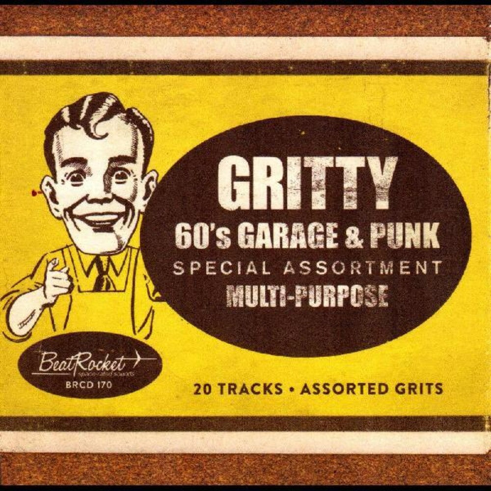 the album cover for Gritty '60s Garage & Punk / Various - Gritty '60s Garage & Punk / Various