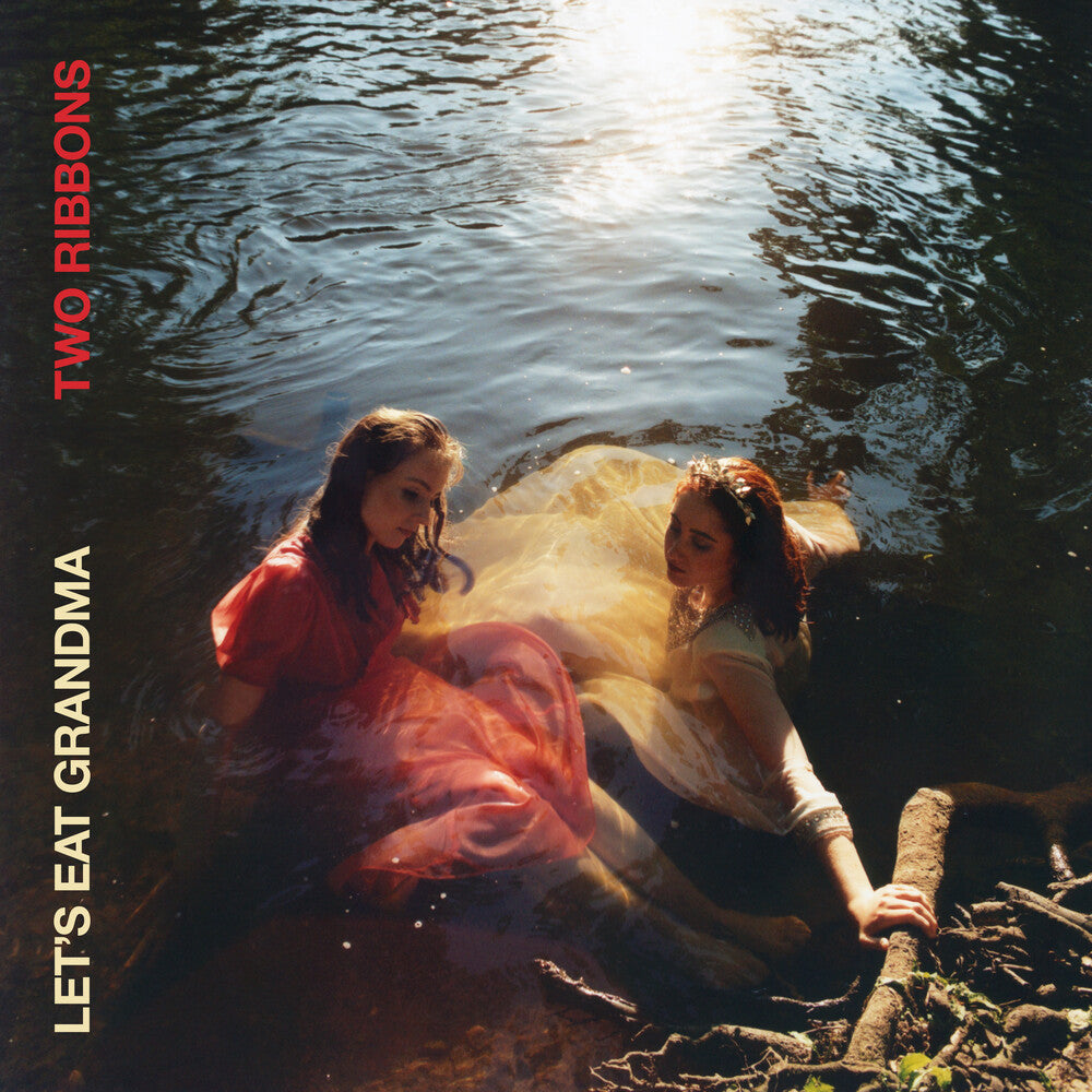 the album cover for Let's Eat Grandma - Two Ribbons