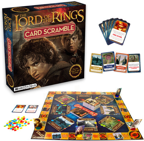Lord Of The Rings Card Scramble Board Game - Lord Of The Rings Card Scramble Board Game - Games