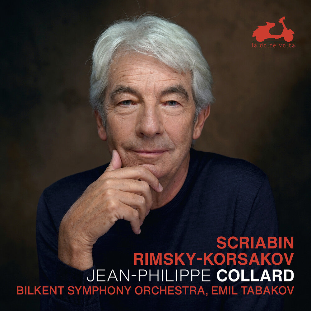 the album cover for Jean-Collard Philippe - Scriabin & Rimsky-Korsakov: Piano Concertos