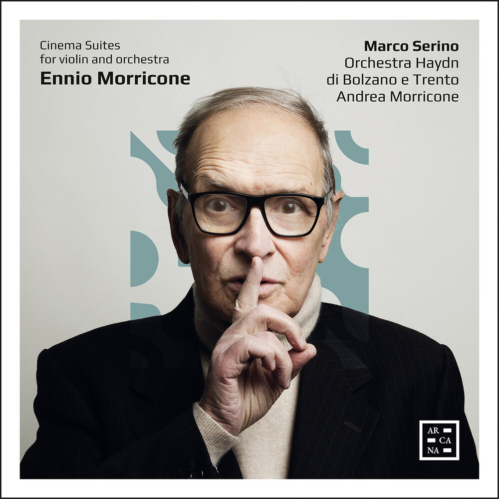 the album cover for Morricone / Serino - Cinema Suites For Violin & Orchestra