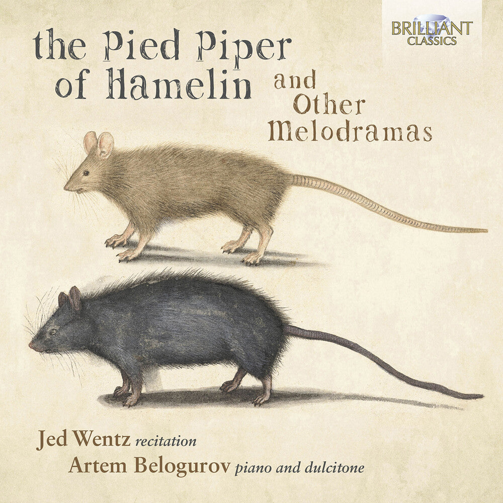 the album cover for Debussy / Wentz / Belogurov - Pied Piper Of Hamelin & Other Melodramas