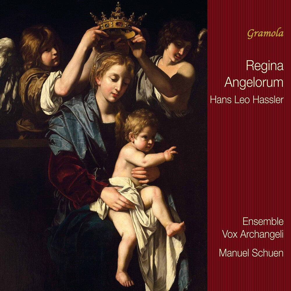 the album cover for Hassler / Ensemble Vox Archangeli / Schuen - Regina Angelorum