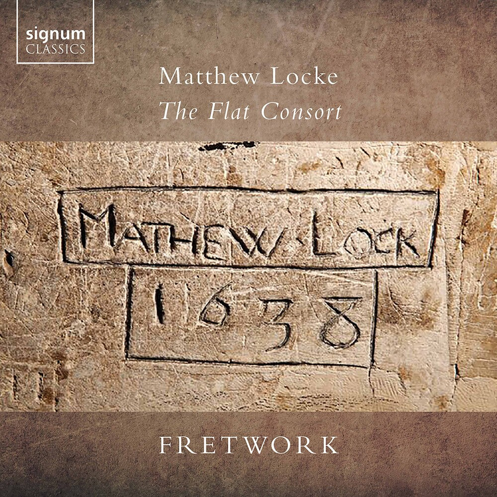 the album cover for Locke / Fretwork / Miller - Flat Consort