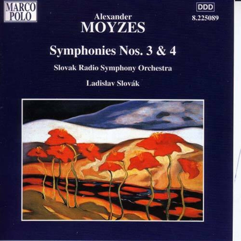 the album cover for Moyzes / Slovak / Slovak Radio Symphony Orchestra - Symphonies 3 & 4