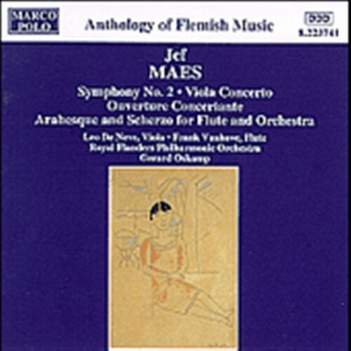 Maes / Neve / Vanhove / Oskamp - Symphony 2 / Viola Concerto - Music CD