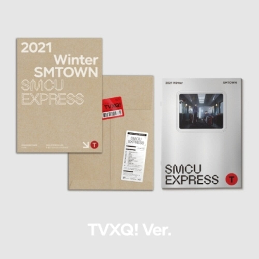 the album cover for Tvxq! - 2021 Winter SMtown: SMCU Express (Tvxq!)
