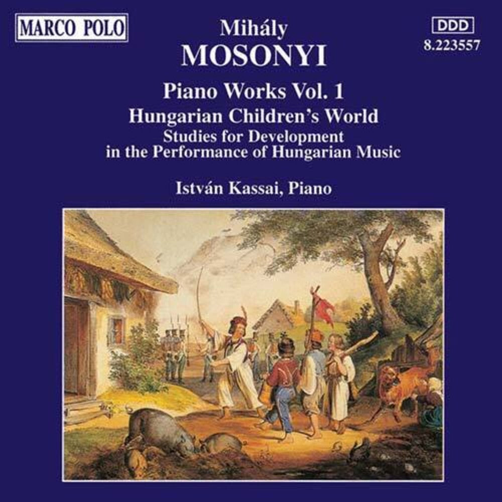 the album cover for Mosonyi / Kassai - Piano Works 1