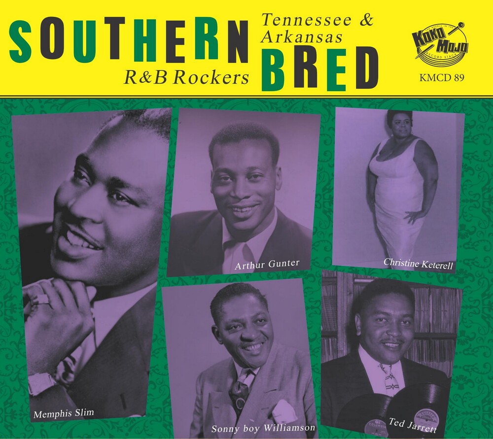the album cover for Southern Bred 23 Tennessee R&B Rockers / Various - Southern Bred 23 Tennessee R&B Rockers / Various