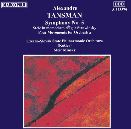 Tansman / Minsky / Cssr Po - Symphony 5 - Music CD