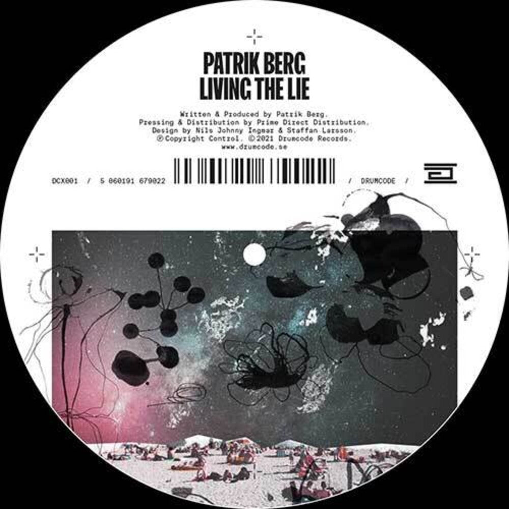 the album cover for Patrik Berg - Living The Lie