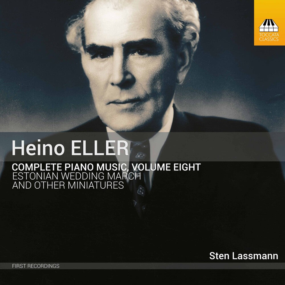 the album cover for Eller / Lassmann - Complete Piano Music 8 (Hybr)