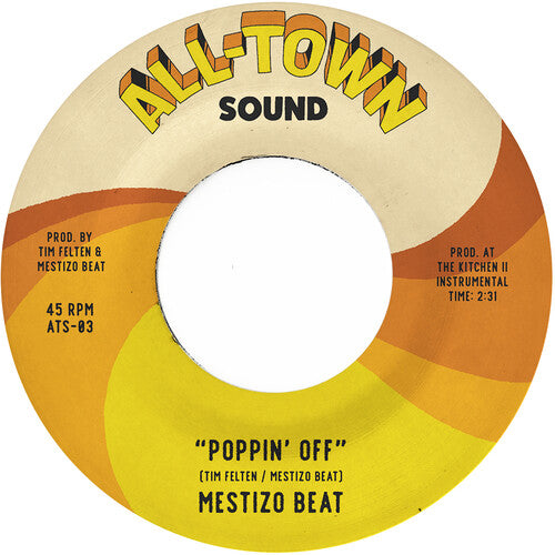 Mestizo Beat - Poppin' Off (Tan) Vinyl Record