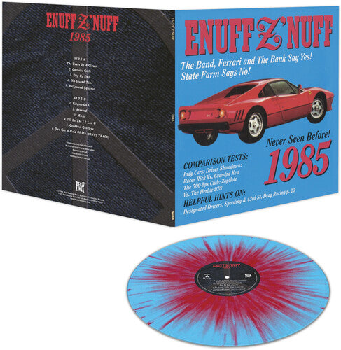 Enuff Z'nuff - 1985 (Blue & Red Starburst) Vinyl Record