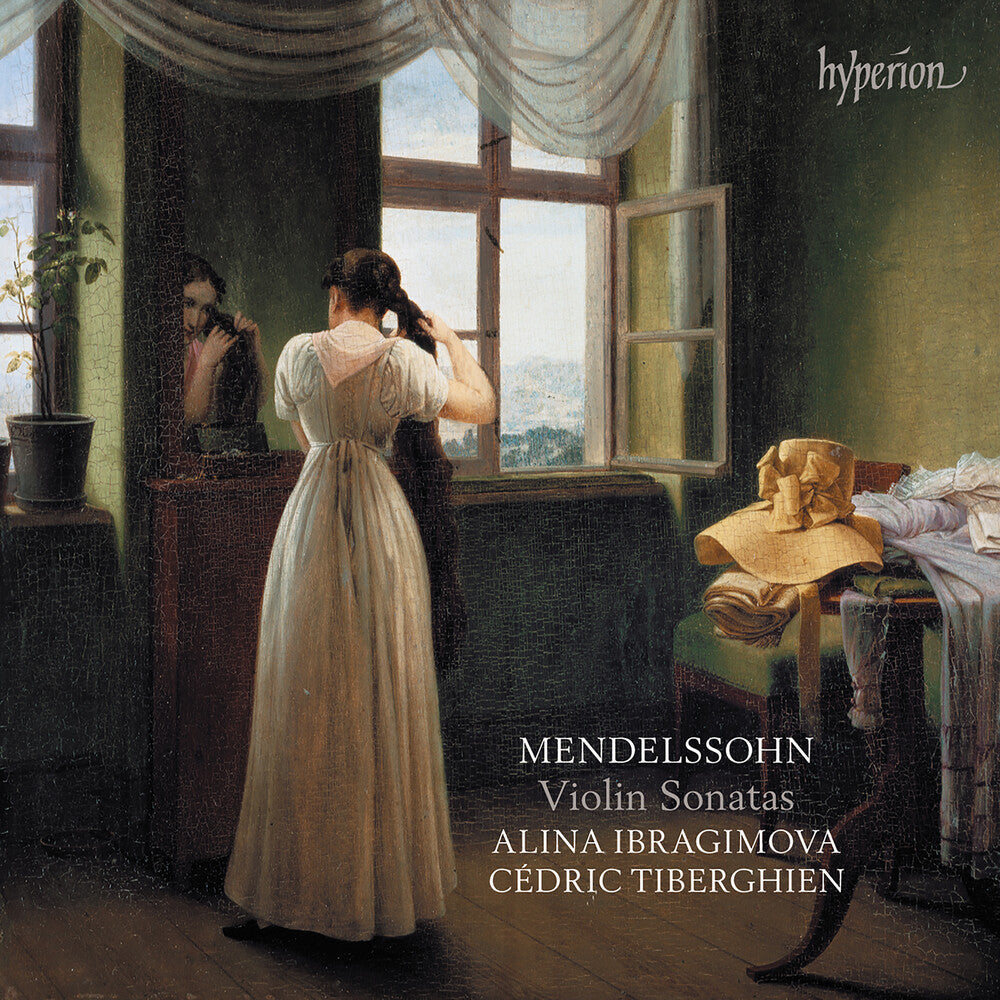 the album cover for Alina Ibragimova / Tiberghien,Cedric - Mendelssohn: Violin Sonatas