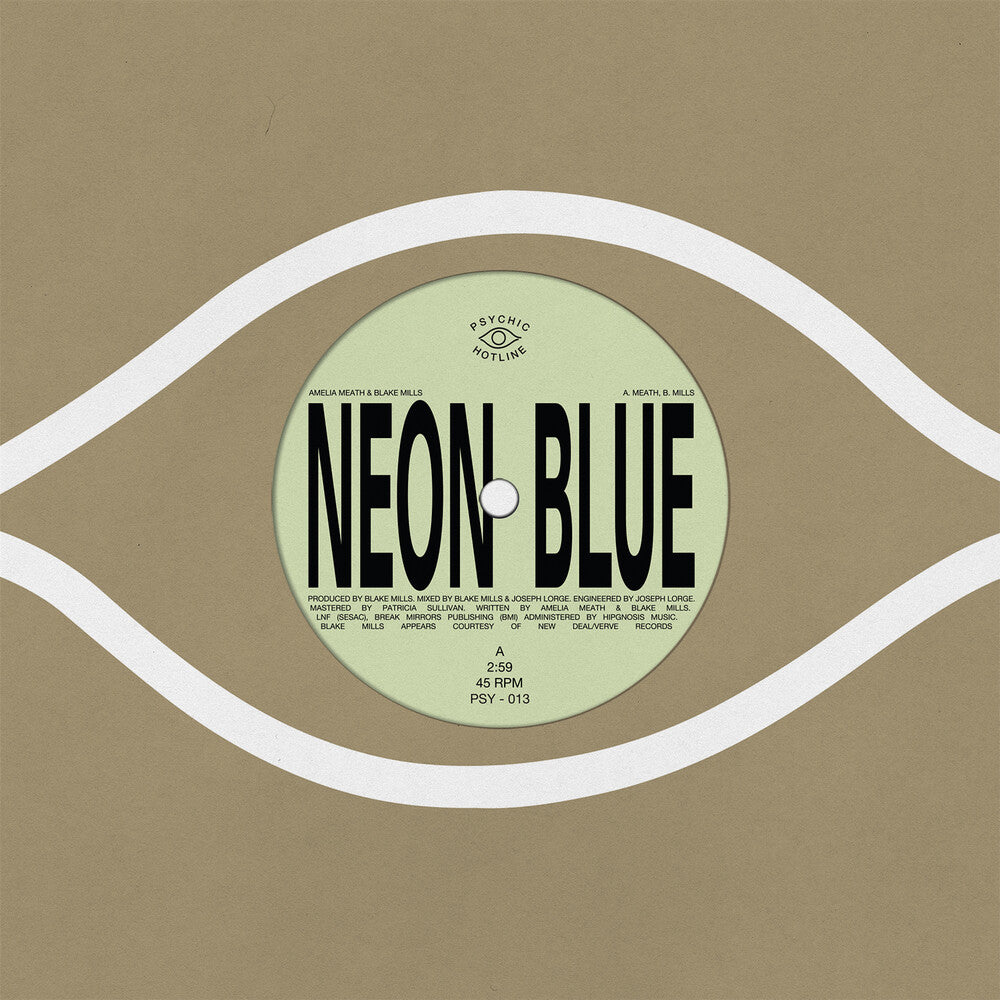 the album cover for Amelia Meath / Mills,Blake / Gendel,Sam - Neon Blue