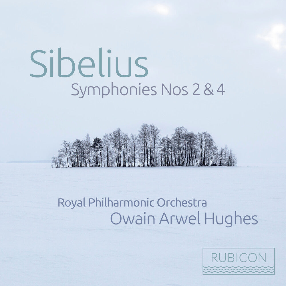 the album cover for Royal Philharmonic Orchestra / Owain Arwel Hughes - Sibelius: Symphonies Nos. 2 & 4