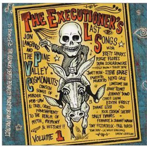 the album cover for Jon Langford & The Pine Valley Cosmonauts - The Executioner's Last Songs