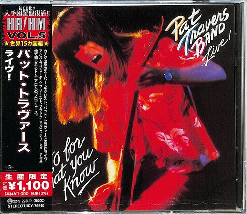 Travers,pat - Pat Travers Band Live: Go For What You Know - Music CD