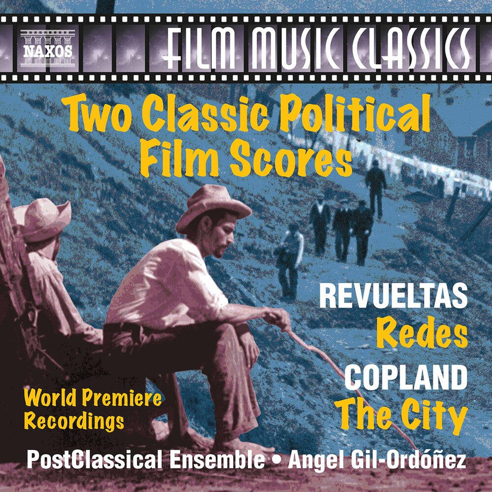 the album cover for Copland / Postclassical Ensemble - 2 Classic Political Film Score